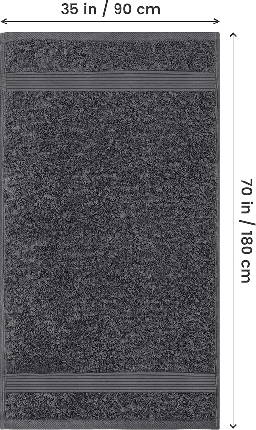 Utopia Towels Extra Large Bath Sheets 2 Pack, 35 by 70 Inches, 100% Cotton - Image 2