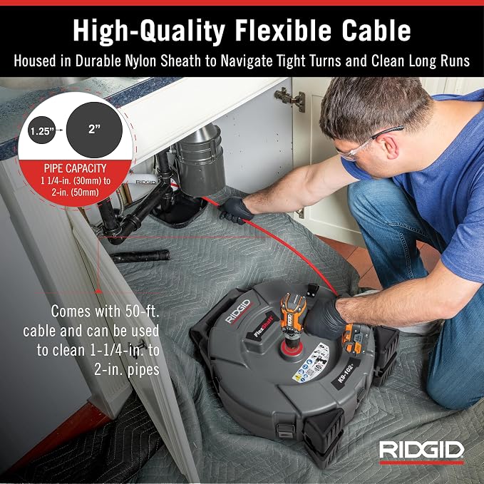 RIDGID 76193 FlexShaft K9-102+ Drain Cleaning Machine - Image 3