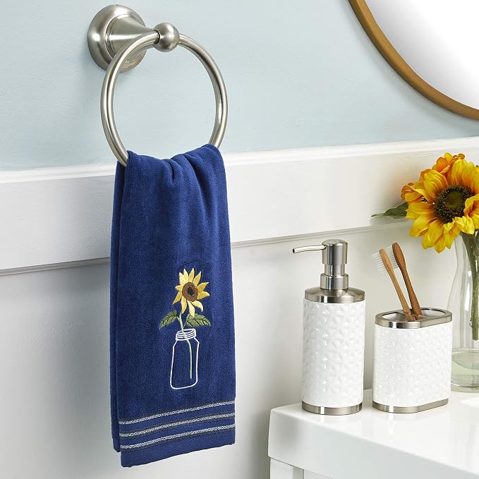 SKL Home by Saturday Knight Ltd. Sunflower in Jar Hand Towel - Image 4
