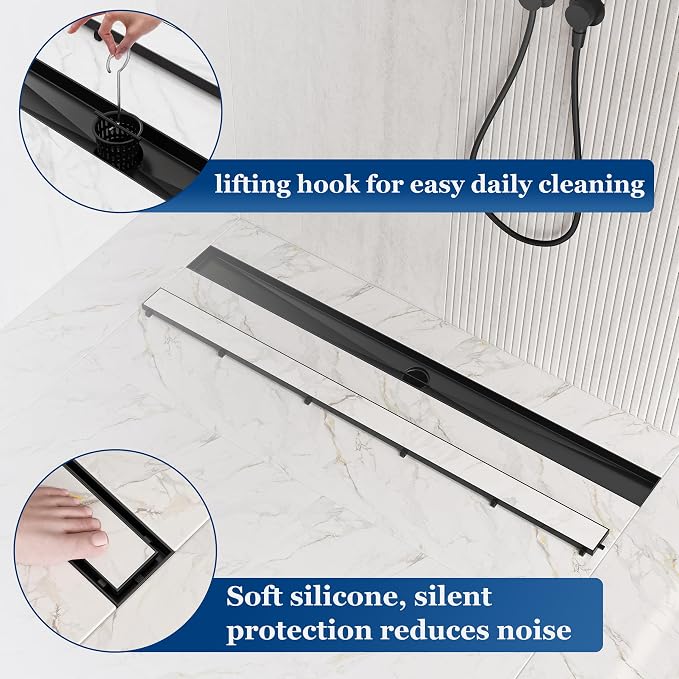 Neodrain 54-Inch Linear Shower Drain - Image 6