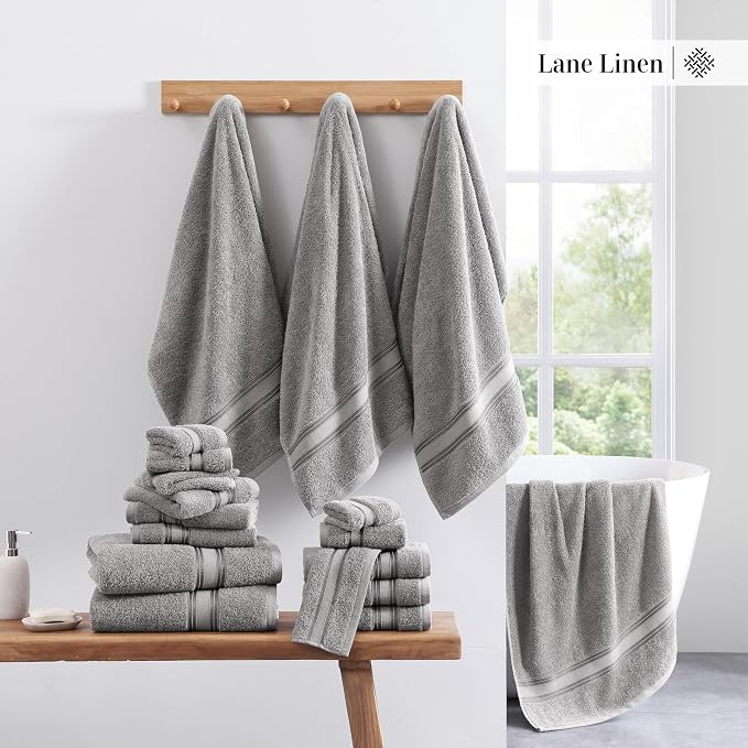 LANE LINEN Luxury Bath Towels Set - Image 5