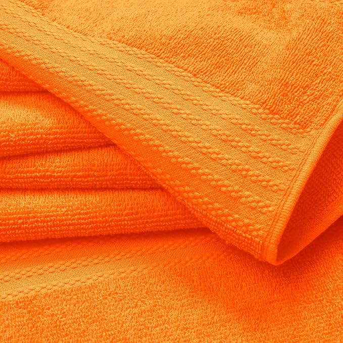 GLAMBURG Premium Cotton 4 Pack Bath Towel Set - Image 2