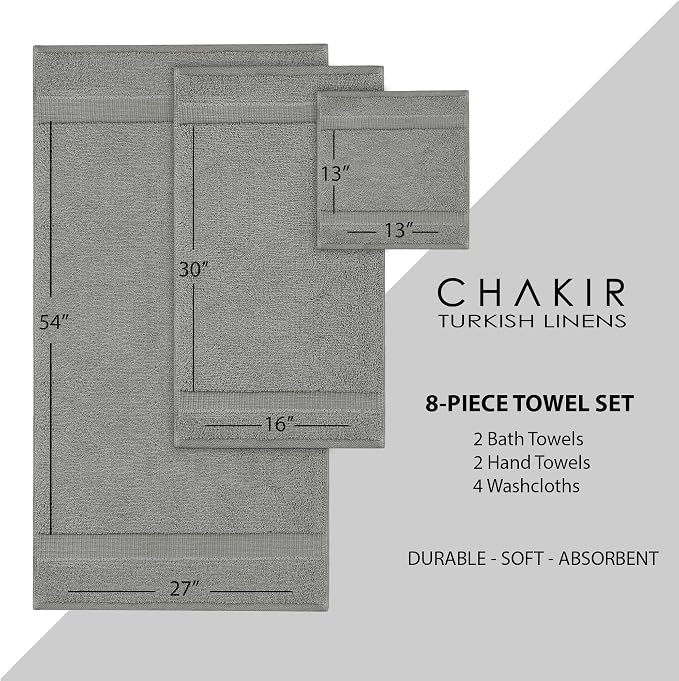 Chakir Turkish Linens | Hotel & Spa Quality 100% Cotton Premium Turkish Towels - Image 6