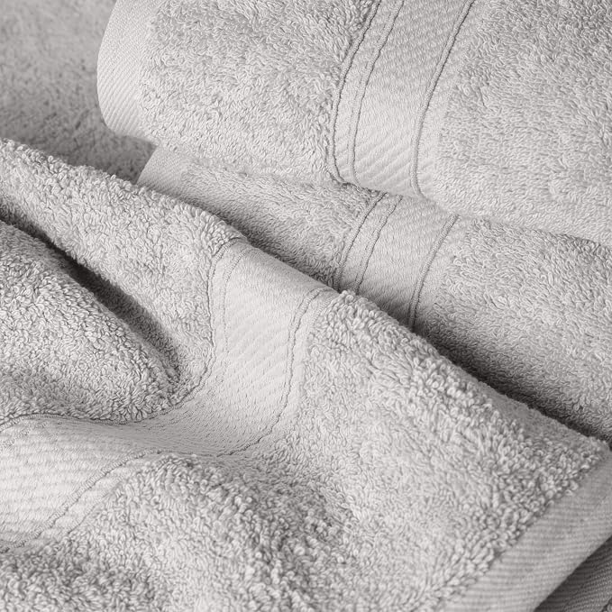 Superior Egyptian Cotton Pile 6 Piece Towel Set, Includes 2 Bath, 2 Hand - Image 3