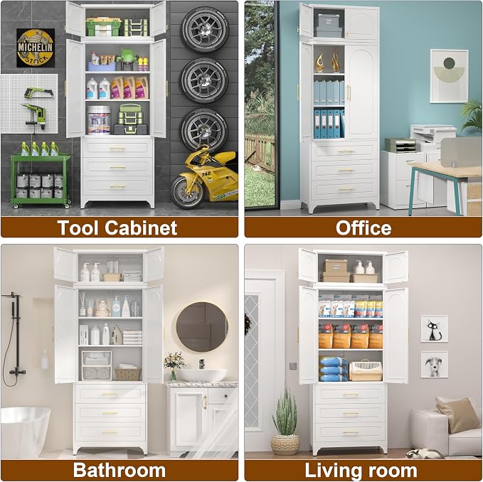 90" Pantry Kitchen Cabinet - Image 3