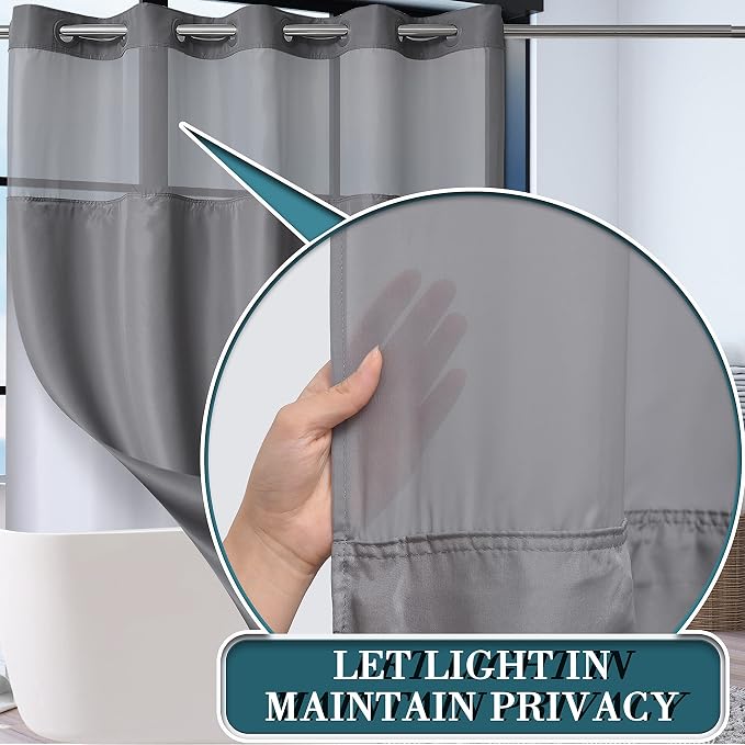 Conbo Mio No Hook Shower Curtain - Image 2
