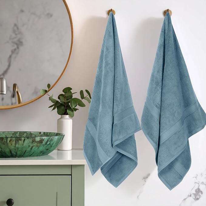 Superior Egyptian Cotton Pile Bath Towel Set of 2, Ultra Soft Luxury Towels - Image 2