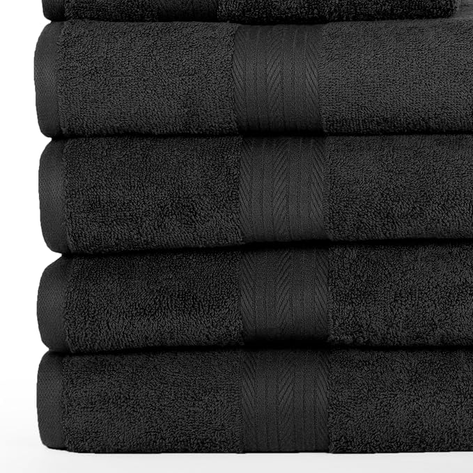 Ample Decor Bathroom Towel Set of 18-4 Hand Towel, 4 Bath Towel, 10 Wash Cloths - Image 3