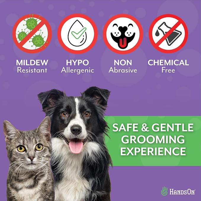HandsOn Pet Grooming Gloves - Image 4