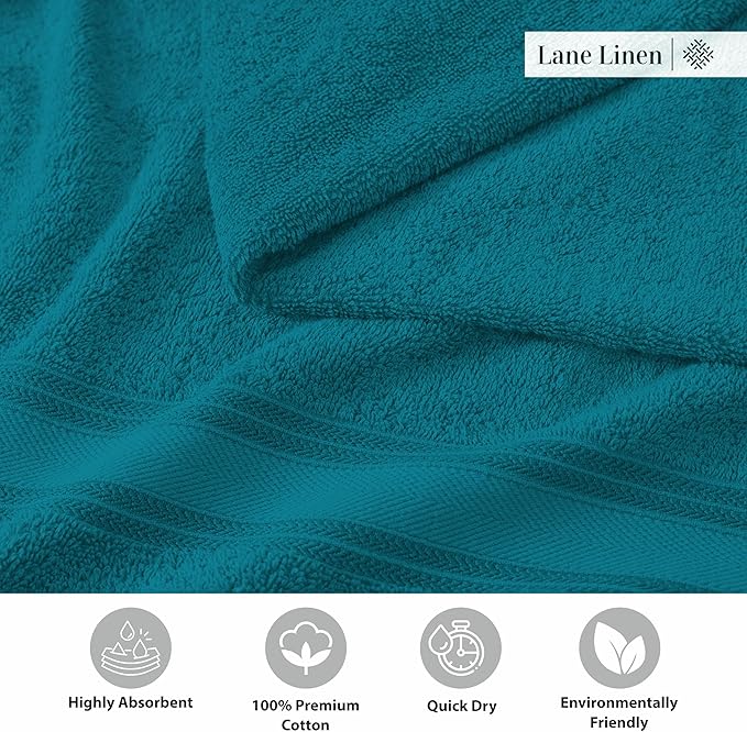 LANE LINEN Luxury 6-Piece Bath Towel Set - Image 7