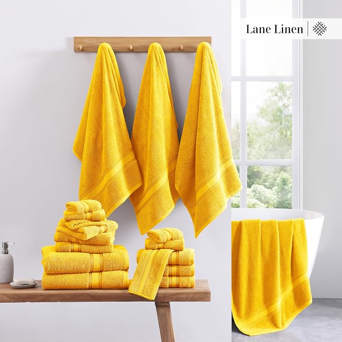 LANE LINEN Luxury 6-Piece Bath Towel Set - Image 5