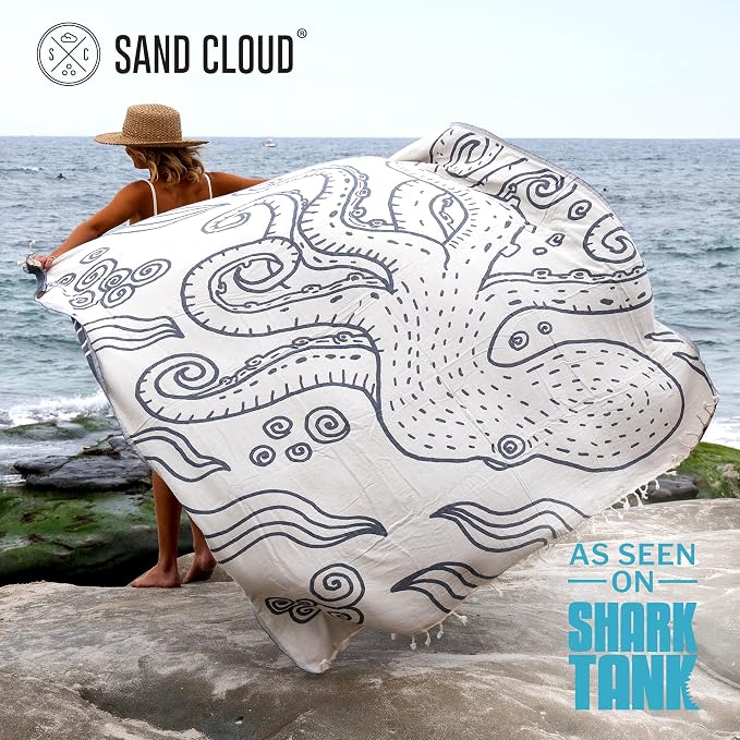 Sand Cloud Extra Large Turkish Beach Towel - Image 2