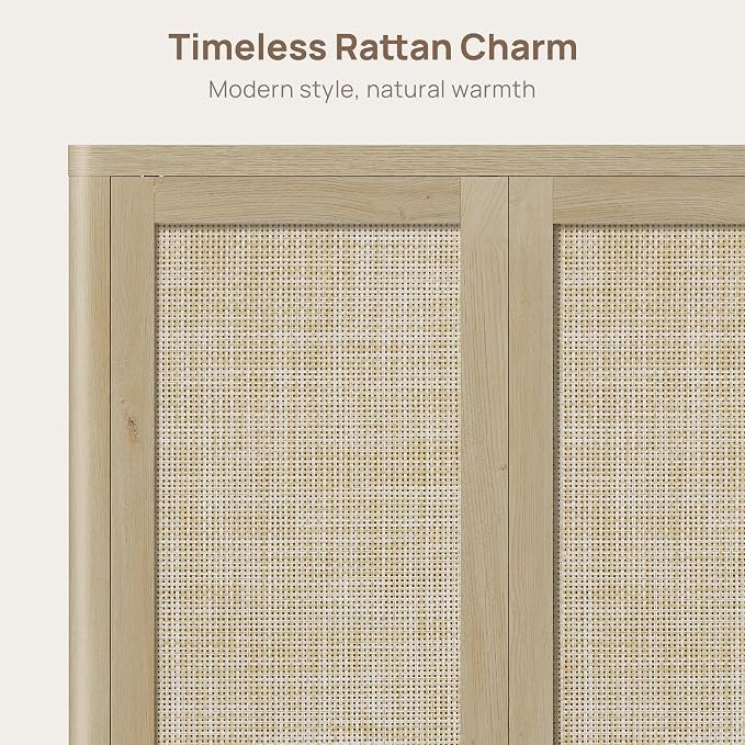 SICOTAS Rattan Buffet Sideboard - Image 6