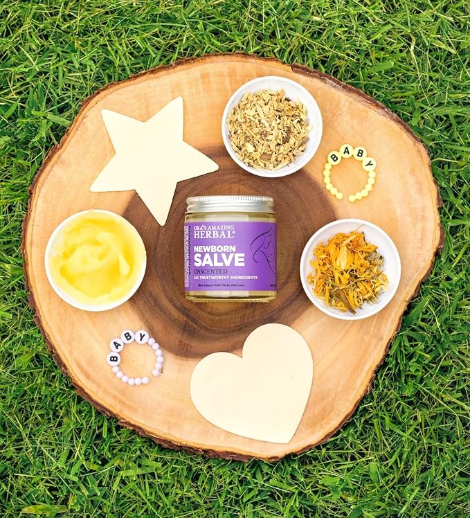 Ora's amazing Herbal, Newborn Salve, Diaper Rash Cream, Calendula Baby Balm - Image 8