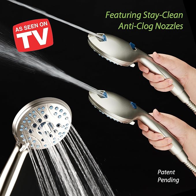 Hotel Spa AquaCare As-Seen-On-TV High Pressure 48-setting Rain & Handheld 3-way - Image 3