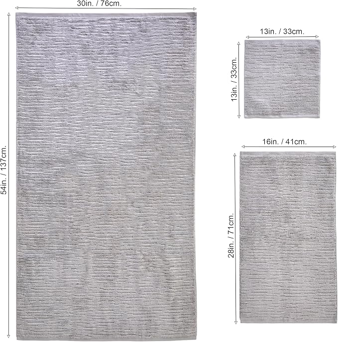 SKL Home CloudSoft Cotton Luxury 6 Pc Towel Set - Image 3