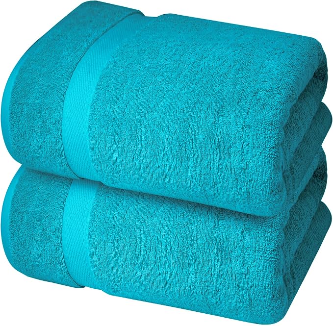 Infinitee Xclusives– Luxury Bath Sheets Towels – 2 Pack 600 GSM– 100% Ring Spun - Image 8