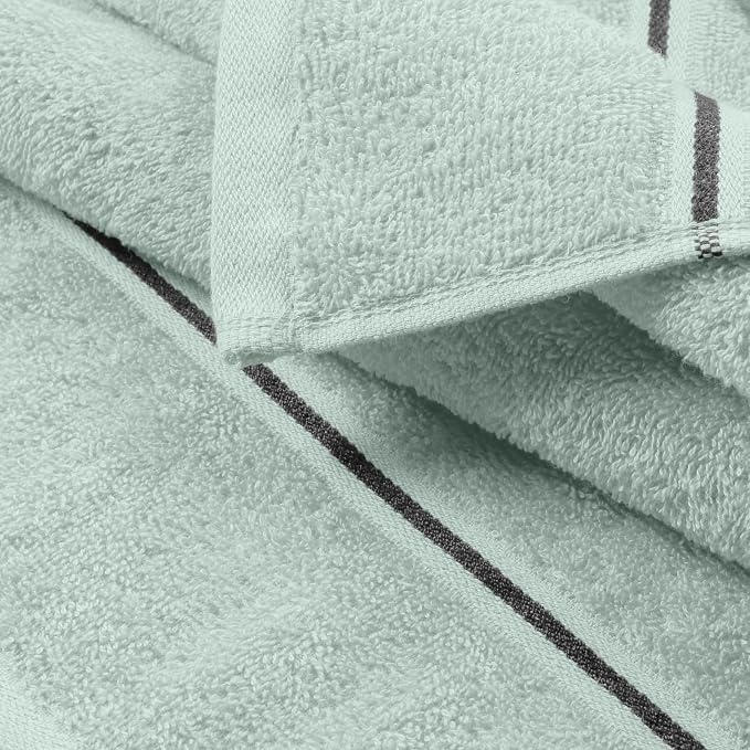 MyOwn Ultra Soft 6 Pack Cotton Towel Set, Contains 2 Bath Towels 28x55 inch - Image 2