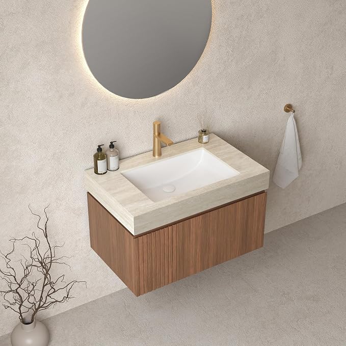 Ambrovina 30" Floating Bathroom Vanity - Image 6