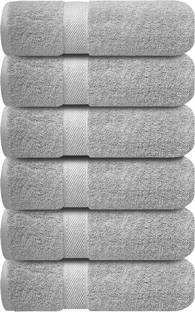 Infinitee Xclusives Gray Hand Towels by InfiniteeXclusives