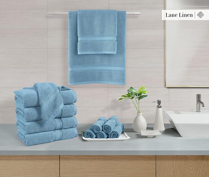 LANE LINEN Luxury Bath Towel Set - Image 2