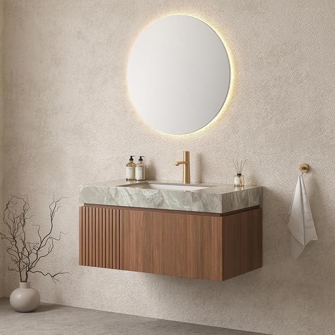 Ambrovina 36" Floating Bathroom Vanity - Image 8