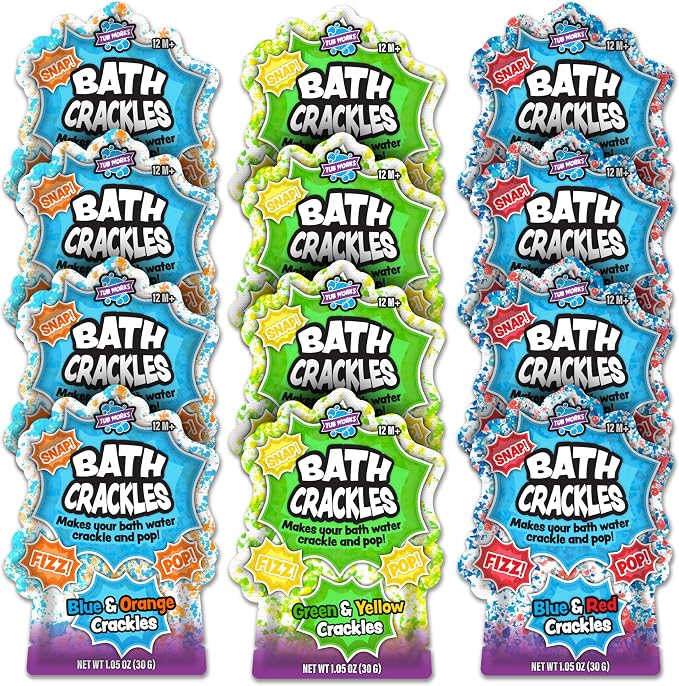 Tub Works® Bath Crackles Bath Toy, Variety 12 Pack | Nontoxic & Fragrance-Free - Image 8