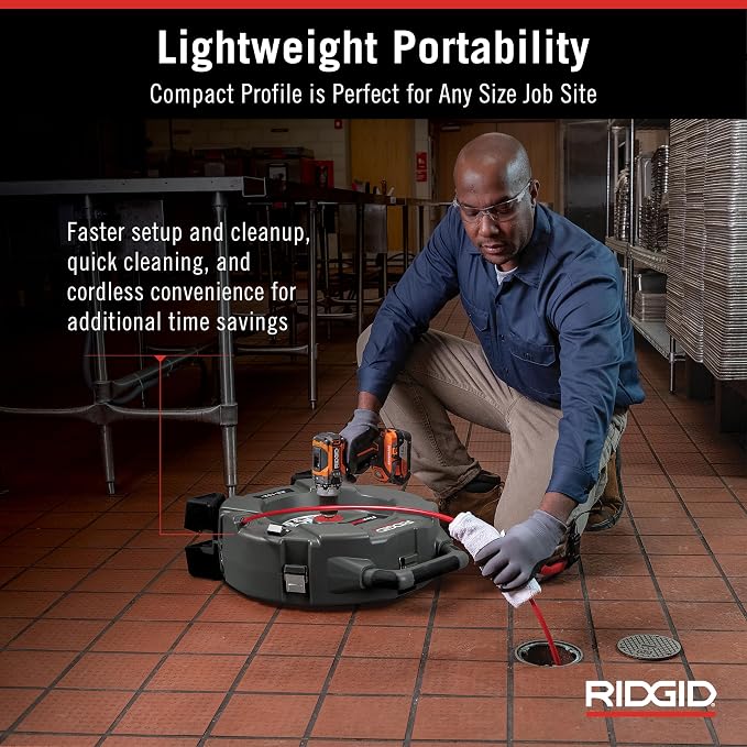 RIDGID 76193 FlexShaft K9-102+ Drain Cleaning Machine - Image 5