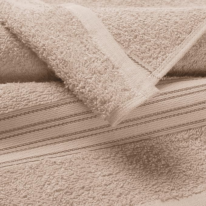 BOUTIQUO Ultra Soft Cotton 6 -Piece Hand Towel Set 16x24 Inch, Spa & General - Image 2