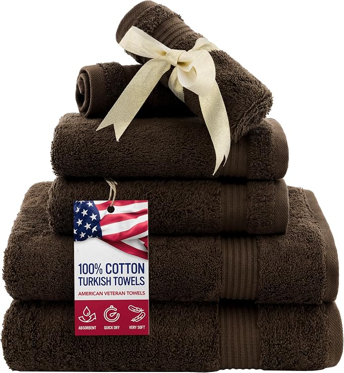 American Veteran Towel, 6 Piece Towel Set by American+Veteran+Towel