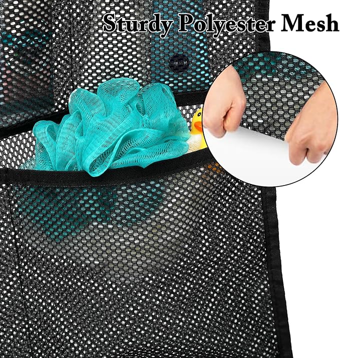 Mesh Shower Caddy Hanging, Quick-Drying Shower Organizer - Image 3