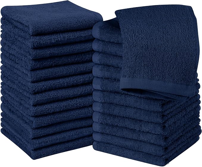 Utopia Towels 24 Pack Cotton Washcloths Set by UTOPIATOWELS