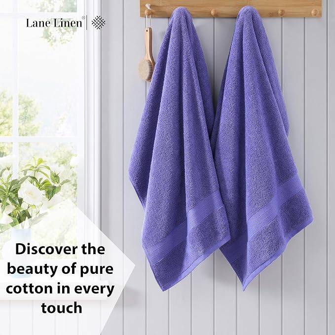 LANE LINEN Bath Towels Set of 4 - Image 3