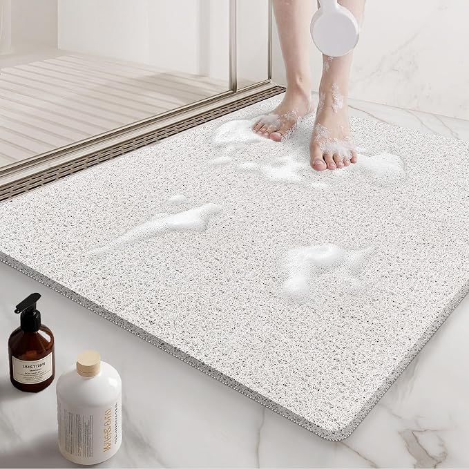 Mecko Square Non-Slip Shower Mats by Mecko