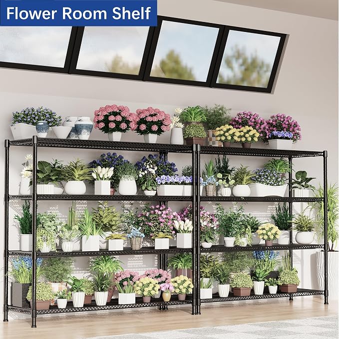 REGILLER 4-Wire Shelf Adjustable Heavy Duty Storage Shelves, Metal Organizer - Image 5