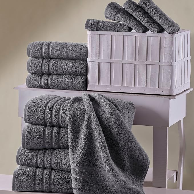Hawmam Linen Jumbo Large Bath Sheets Towels 2 Pack Soft and Absorbent - Image 7
