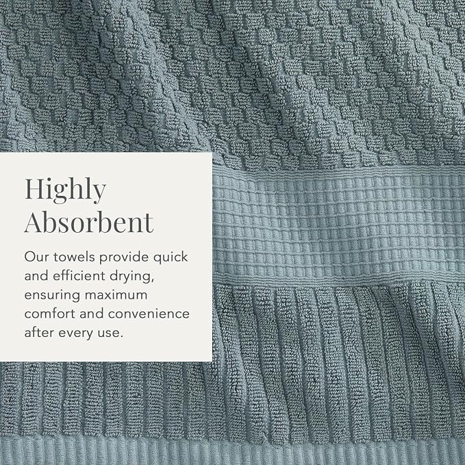 NY Loft 100% Cotton 2 Pack Bath Sheet Towel Set | Extra Large Oversize Bath - Image 6