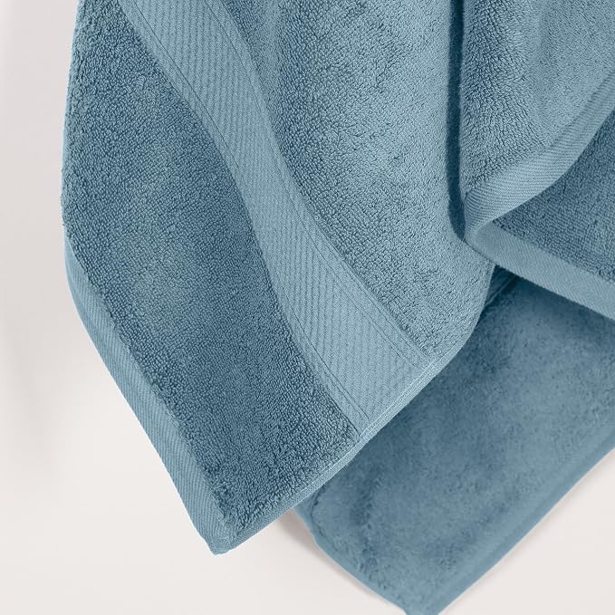 Superior Egyptian Cotton Pile Bath Towel Set of 2, Ultra Soft Luxury Towels - Image 6