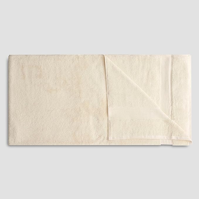 Fabdreams 100% Organic Cotton Bath Sheet Set of 2 700 GSM Oversized Towels - Image 3