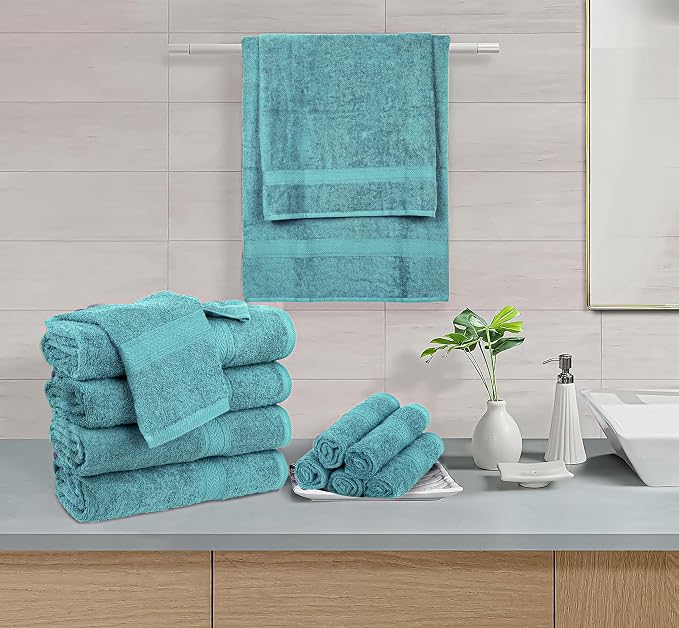 HILLFAIR 24 Piece Bath Towels Set - Image 7