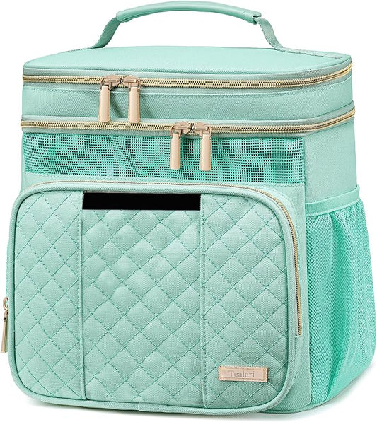 Large Toiletry Bag for Women Men, Bathroom Bag, Water Resistant Shower Bag by Tealari