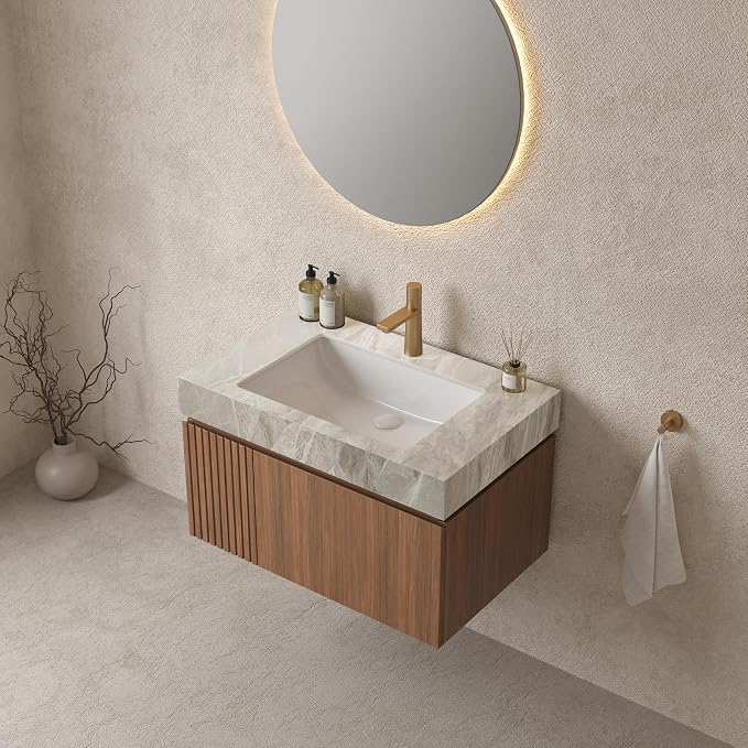 Ambrovina 30" Floating Bathroom Vanity - Image 6