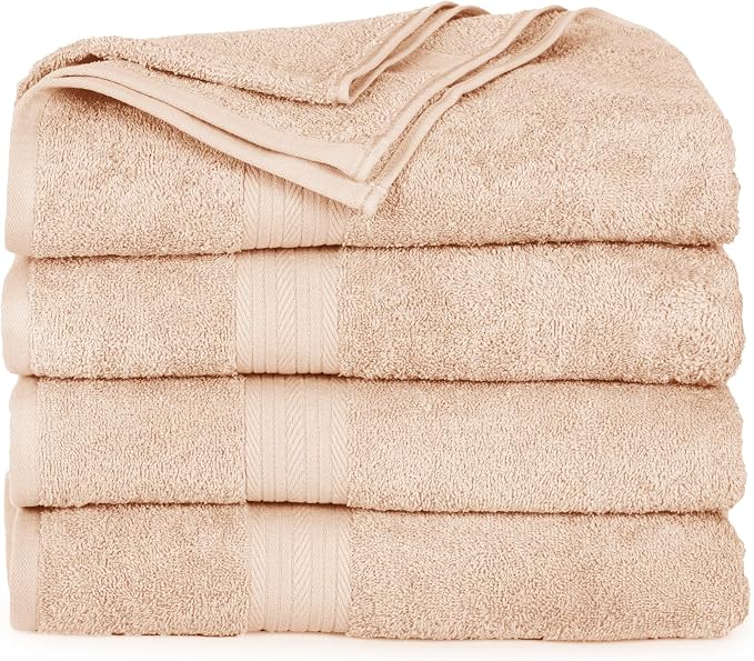 Ample Decor Bath Towels 100% Cotton 30 X 54 Inch 600 GSM Soft Quick Dry - Image 3