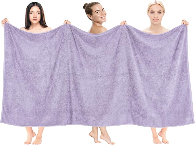 Cotton Paradise 100% Cotton 40x80 Oversized Bath Sheet, Extra Large Turkish by UNITEDHOMETEXTILE