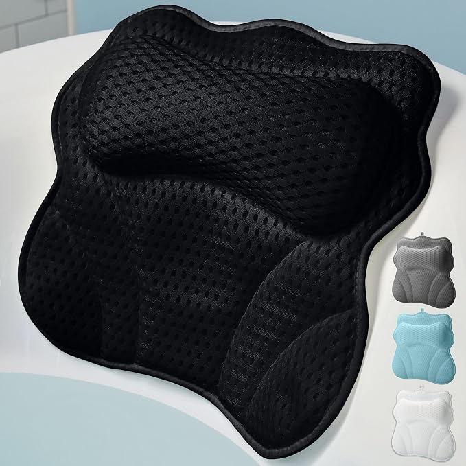 WONDERfoam Thick Padded Ergonomic Bath Pillow by WONDERfoam
