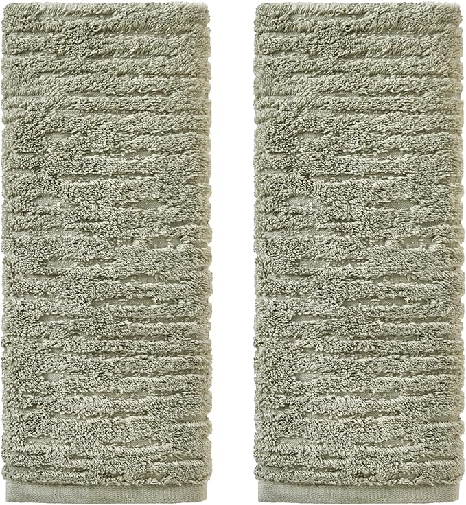 SKL Home CloudSoft Cotton Luxury 2-Piece Hand Towel Set by SKLHomebySaturdayKnightLtd