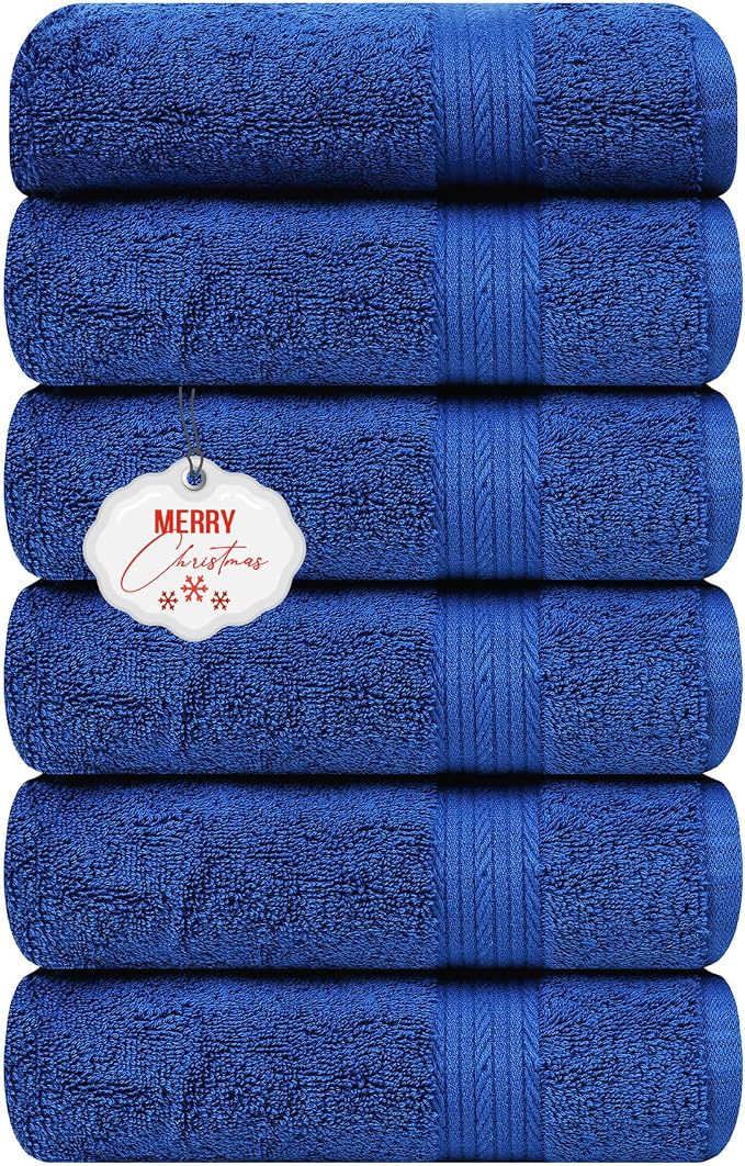 Ample Decor Hand Towel 18 X 28 Inch 600 GSM 100% Cotton, Soft Absorbent Hand by AmpleDecor