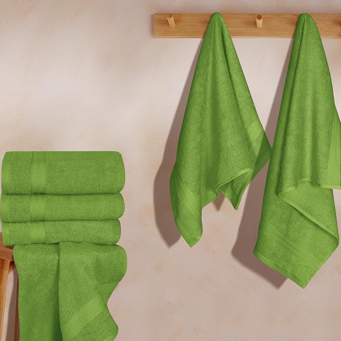 GLAMBURG Ultra Soft 6-Piece Hand Towel Set 16x28-100% Ringspun Cotton - Image 3