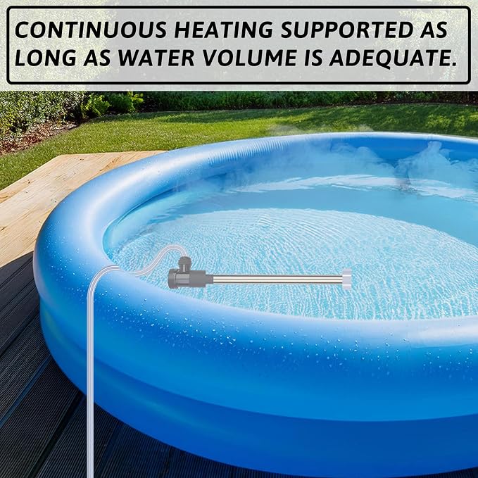 1800W Immersion Water Heater Portable Electric Bathtub & Pool Submersible Water - Image 6