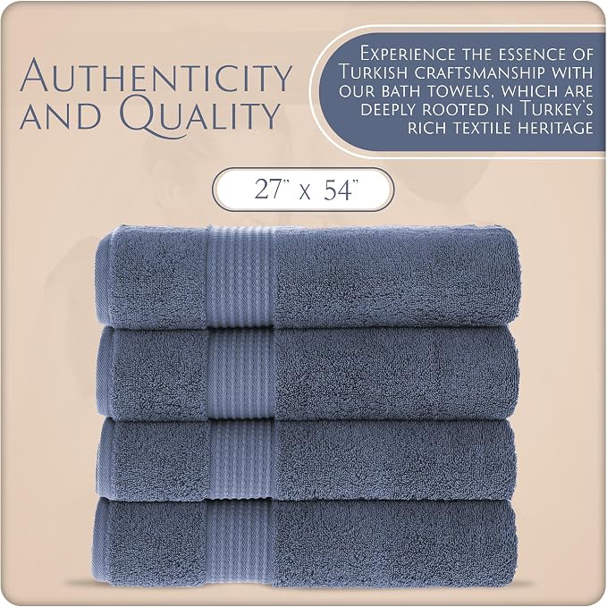 MAURA Basics Performance Bath Towels 100% Turkish Cotton - Image 2